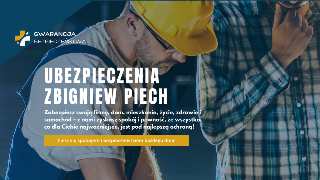 Zdjęcie na okładce dla Ubezpieczenia Zamość. Ubezpieczenia Zbigniew Piech.